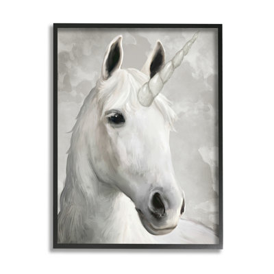 Licorne blanche majestueuse, animal sauvage