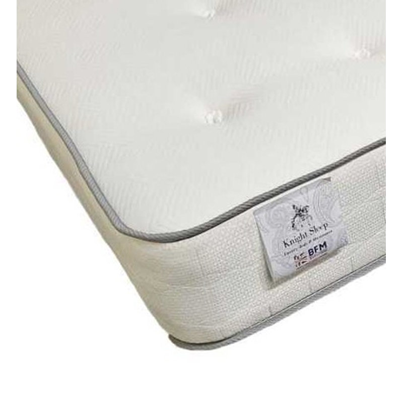 Upholstered Bed with Mattress, Purple, Super King (6')
