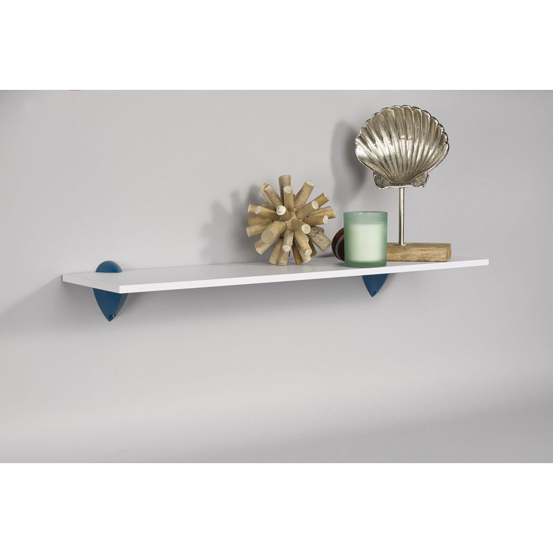 Bracket Shelf, 3.38" H x 24" W x 7.06" D, Green