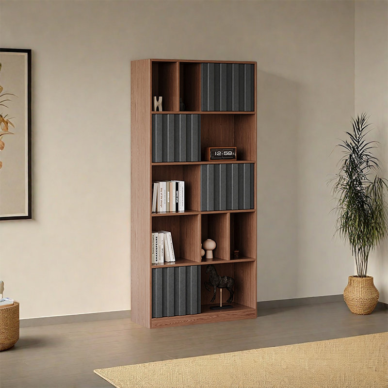 Petrimir, Brun, (5 tablettes) H 78,74 po x l 35,43 po x P 13,78 po