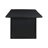 Jack 64-82 Inch Dining Table, Rectangular, Removable Extension Leaf, Black