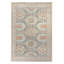 Distressed Homage Hand Knotted Wool Geometric Area Rug-744425761