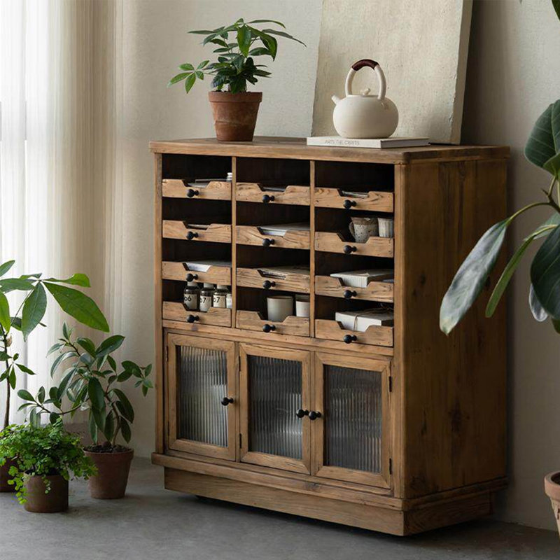 Armoire de rangement portable au sol