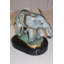 Statue éléphant en bronze - Taille: L 11 po x l 8 po x H 10 po. Figurine