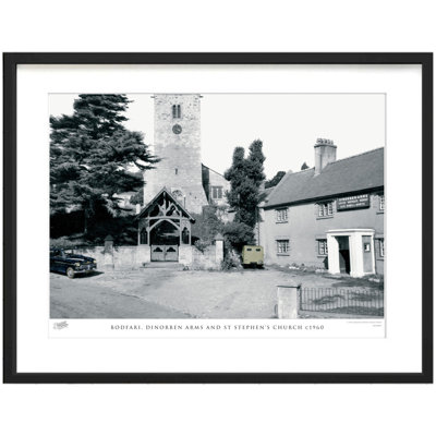 Bodfari, Dinorben Arms And St Stephen's Church C1960 by Francis Frith - Single Picture Frame Print