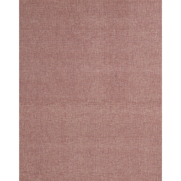 Bryn Hand Tufted Wool Abstract/Houndstooth Area Rug in Spice/Pink/Tan