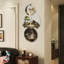 Art mural avec horloge murale