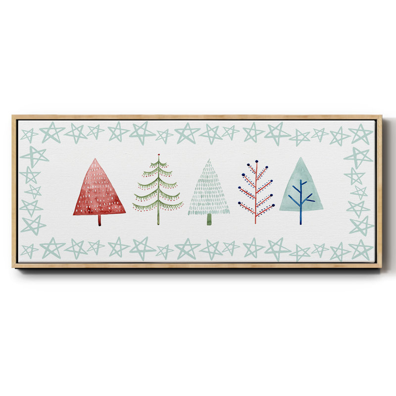 Christmas Tree Whimsy Collection C-, toile encadrée