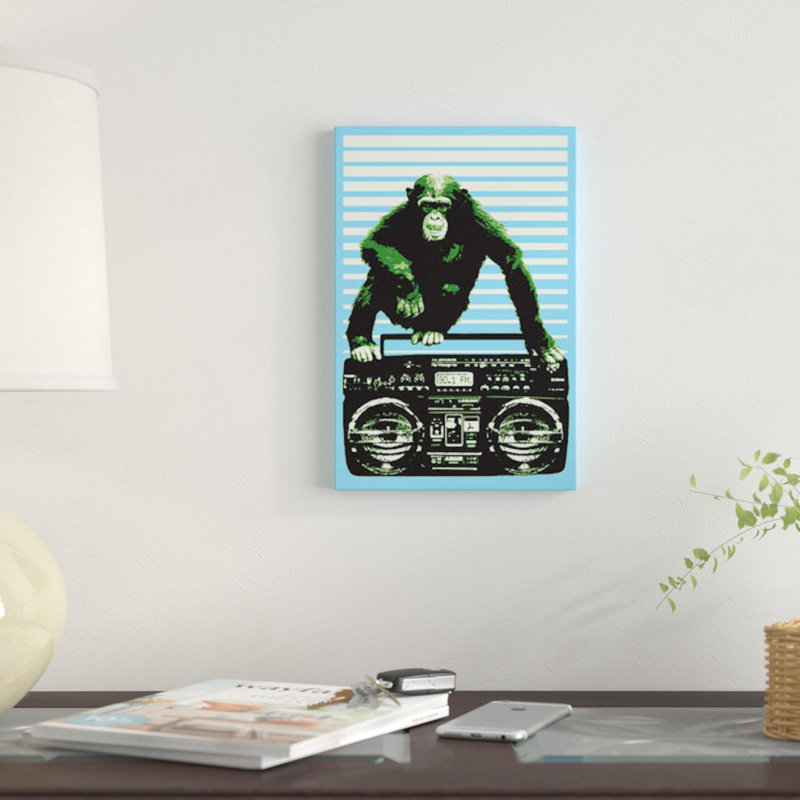 «Boom Boom», impression sur toile, H 18 po x l 12 po x P 1,5 po, Toile tendue