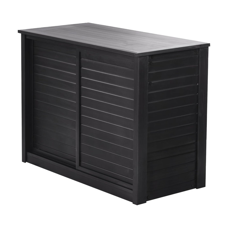Armoire de rangement et support pour animaux 36 po Deneishia Versa, Noir, noir, noir, noir