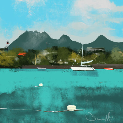 Art, vue tropicale