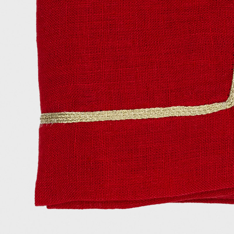 Linen Square Napkins, Berry