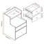 Table de chevet Dazmon