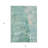 3' X 5' Emerald Abstract Washable Indoor Outdoor Area Rug