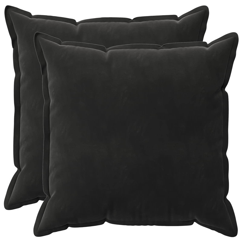 Pink Cushion, Square 60cm, Black