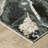Maline Abstract Waves Blue/ Green Area Rug-2112202494