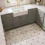 Tapis géométrique lavable antidérapant à motif géométrique-129040778-129040790