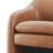 Wilene Faux Leather Barrel Chair