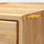 Console en bois d'hévéa massif