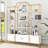 Tailon 4-Tiers Home Office Bookcase Bookshelf, Storage Cabinet and Display Shelf