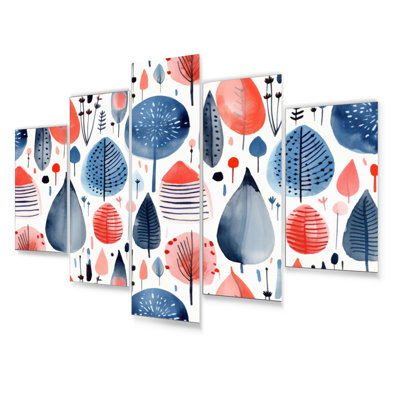 Abstract Wall Decor on Metal