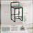 Aferdita Upholstered Counter Stool with Metal Frame-2004255302