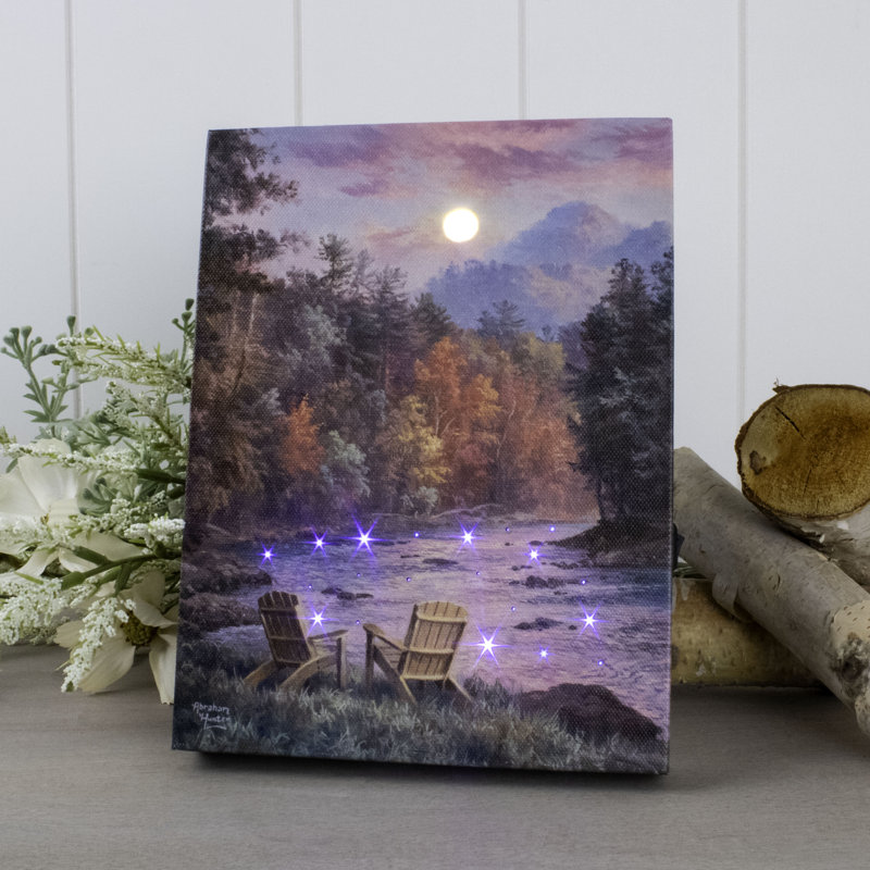 Place To Rest 8X6 Lighted Tabletop Canvas