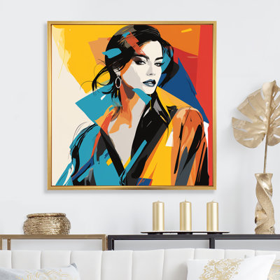 Casual Urban Street Dress Woman I - Fashion Wall Art