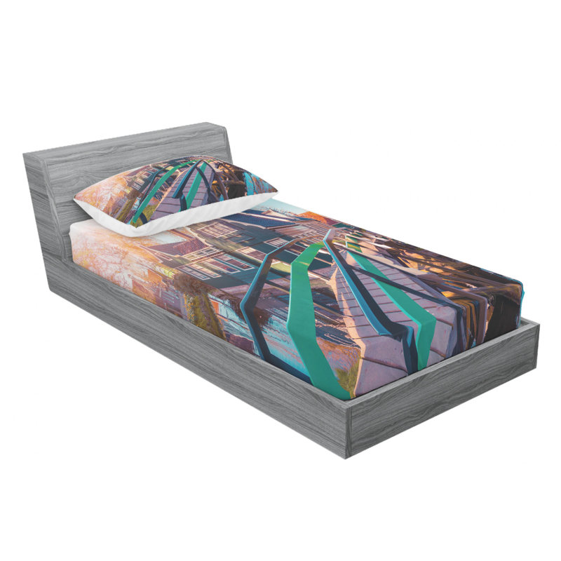 Microfiber Sheet Set, Twin XL Sheet Set + Fitted Sheet + 1 Pillowcase