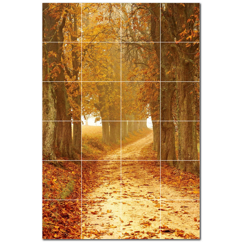 6'' x 6'' Satin Ceramic Decorative Mural