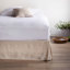 Jupe de lit 100 % lin français - Twin XL - Fauve-101788107-137099120