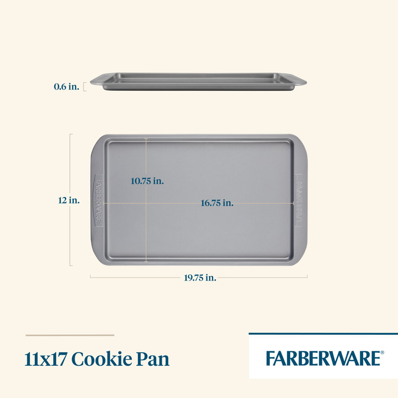 Nonstick Steel Perforated Pizza Pan and Baking Sheet Set