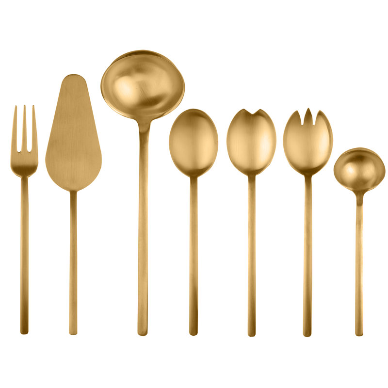 Due 7 Piece Stainless Steel Hostess Set