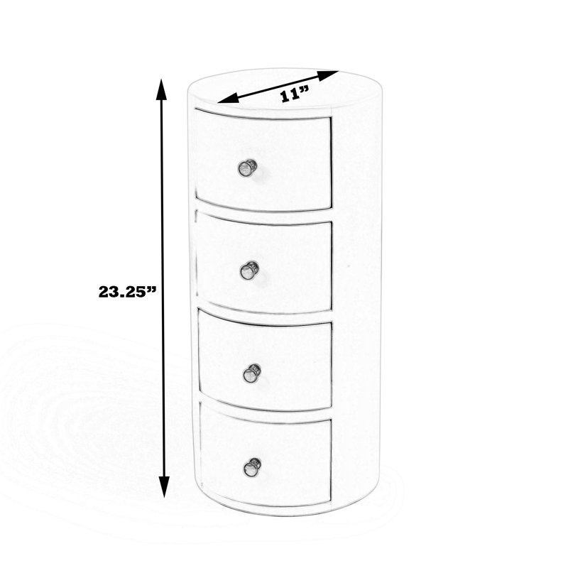 Liam Solid Wood End Table with Storage, Chocolate