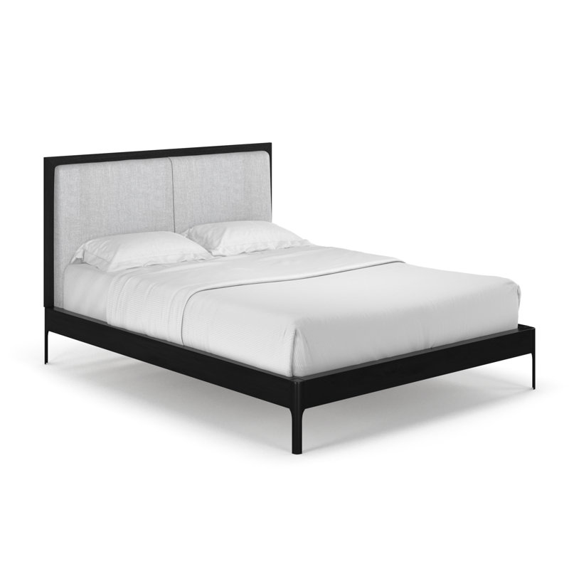 Lit plateforme Chisa, Grand, Noir