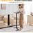 Overbed Table With Hidden Wheels, Mobile Standing Desk Hospital Bed Table Laptop Bedside Sofa Side Table, Multi-Purpose Rolling Overbed Table-951737212
