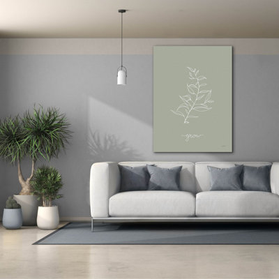 Toile épique Graffiti «Delicate Wildflowers 2» par Katrina Pete, 40 po x 54 po