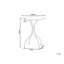 Anuva Round Metal Outdoor Bistro Table , 60cm cm W 60cm cm D