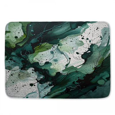 Tapis de bain abstrait