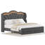 Lit rembourré en velours avec rangement Mouad-106911909-106911908