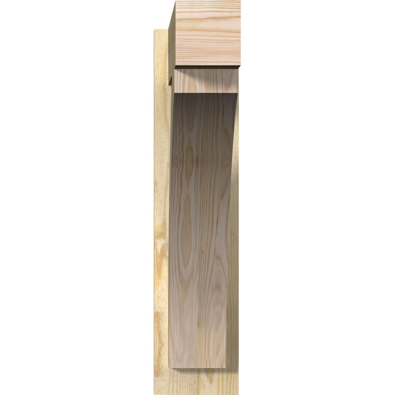 Bloc de bois rustique Thorton, Cèdre rouge de l'Ouest l 5 1/2 po (lisse), P 20 po x H 24 po