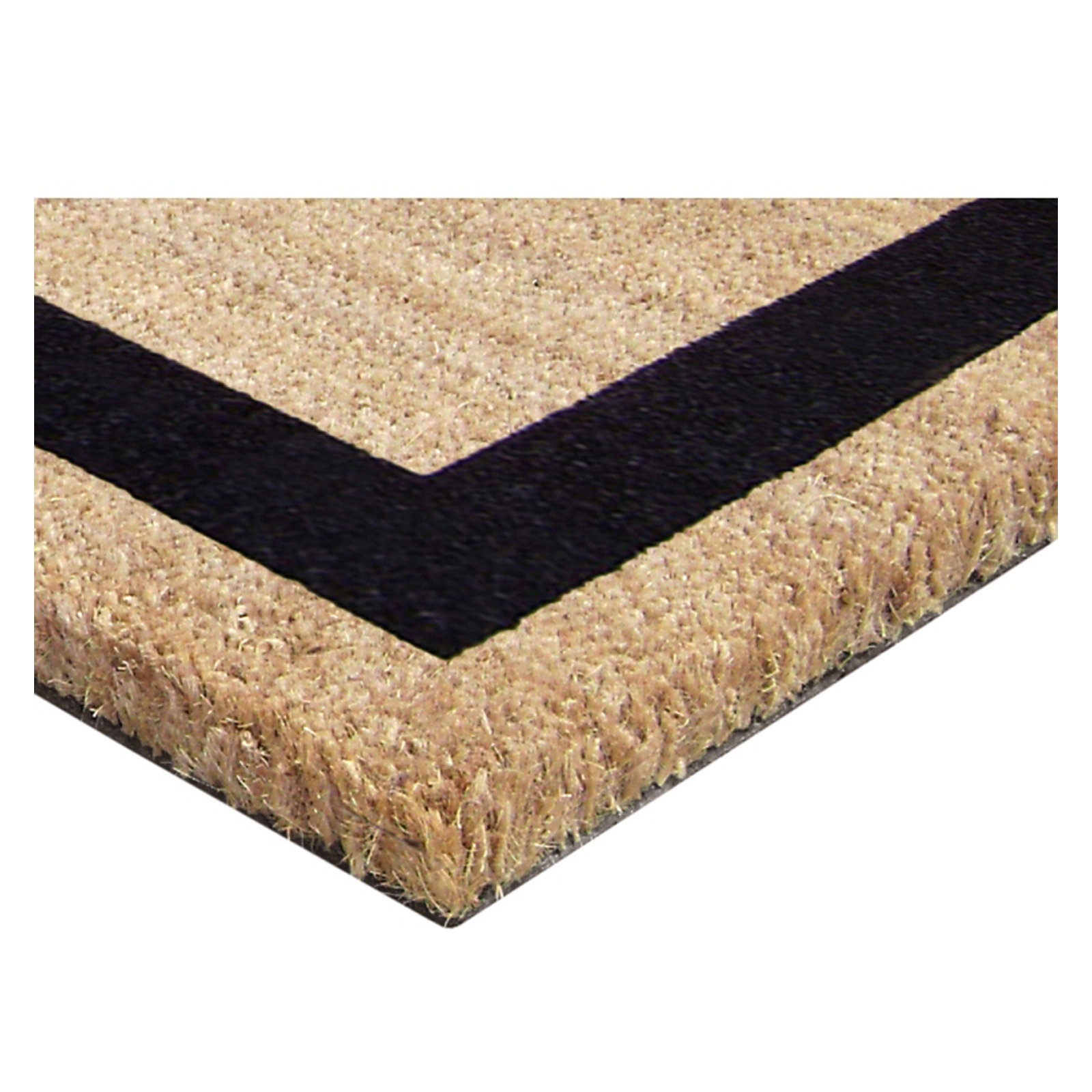 Havant Non-Slip Outdoor Doormat, Light Brown/Black