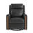 Regazzi Top Grain Leather Swivel Power Recliner-1090504696