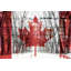 "Canadian Rows Of Trees" par Parvez Taj, reproduction d'art sur bois blanc-15844943