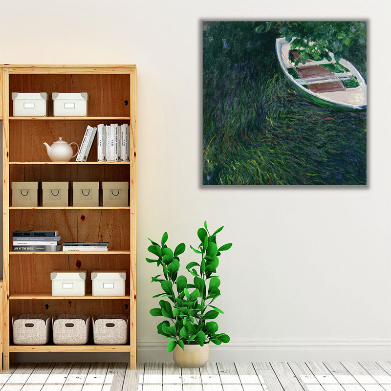 The Row Boat, 1887 - reproduction d'art sur toile, H 24 po x l 24 po
