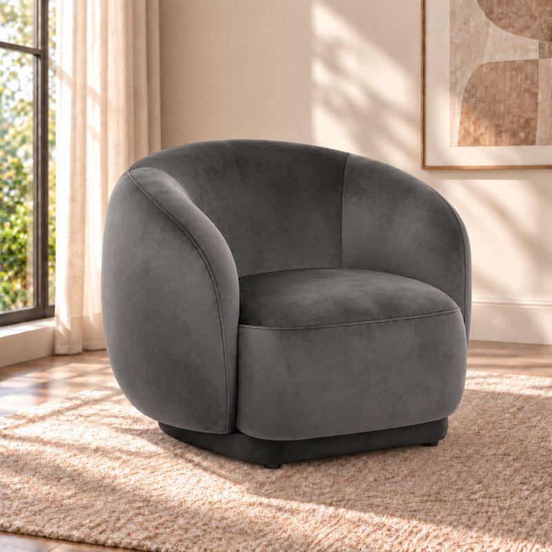 Fauteuil d'appoint Mercer41 Arnfried, Gris clair