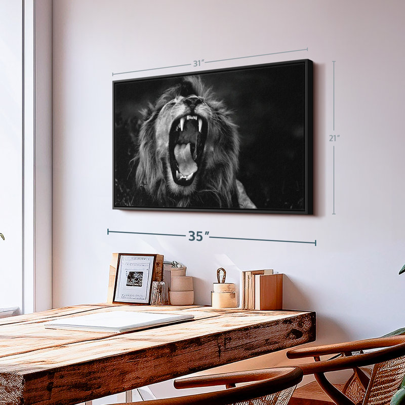 Animal «Wild Sans titre I», art mural, H 21 po x l 31 po