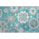 Premium Machine Washable Prisco Teal Rug