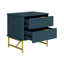 Barbeau Modern Fluted Nightstand With 2 Drawers-1557776289