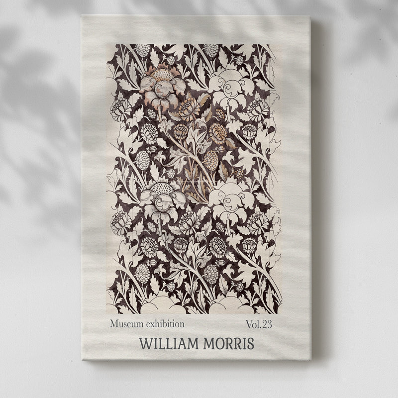 William William Gallery, toile tendue L, H 18 po x l 12 po
